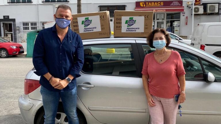 Donació de mascaretes a l’Associació Zaqueo per facilitar la protecció del coronavirus a les persones en risc d’exclusió social